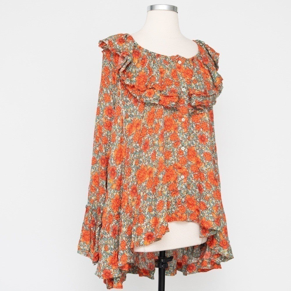 Free People Loretta Floral Top