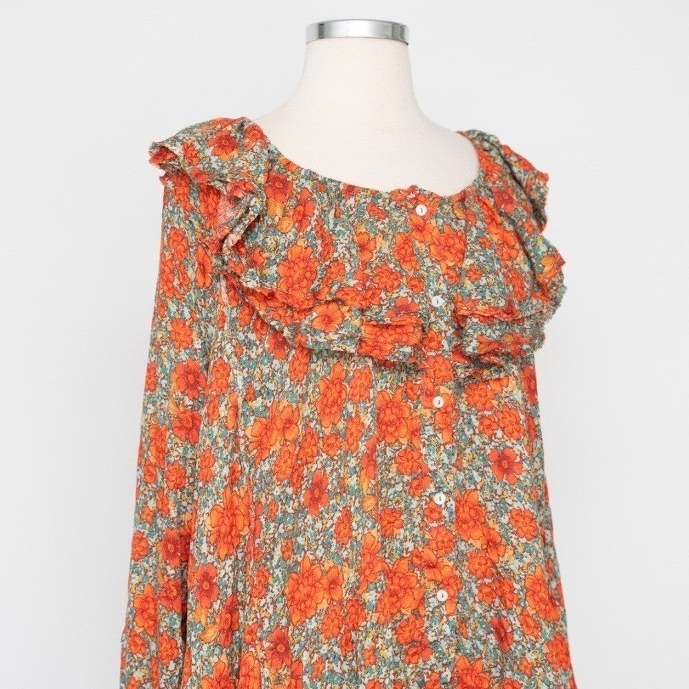 Free People Loretta Floral Top