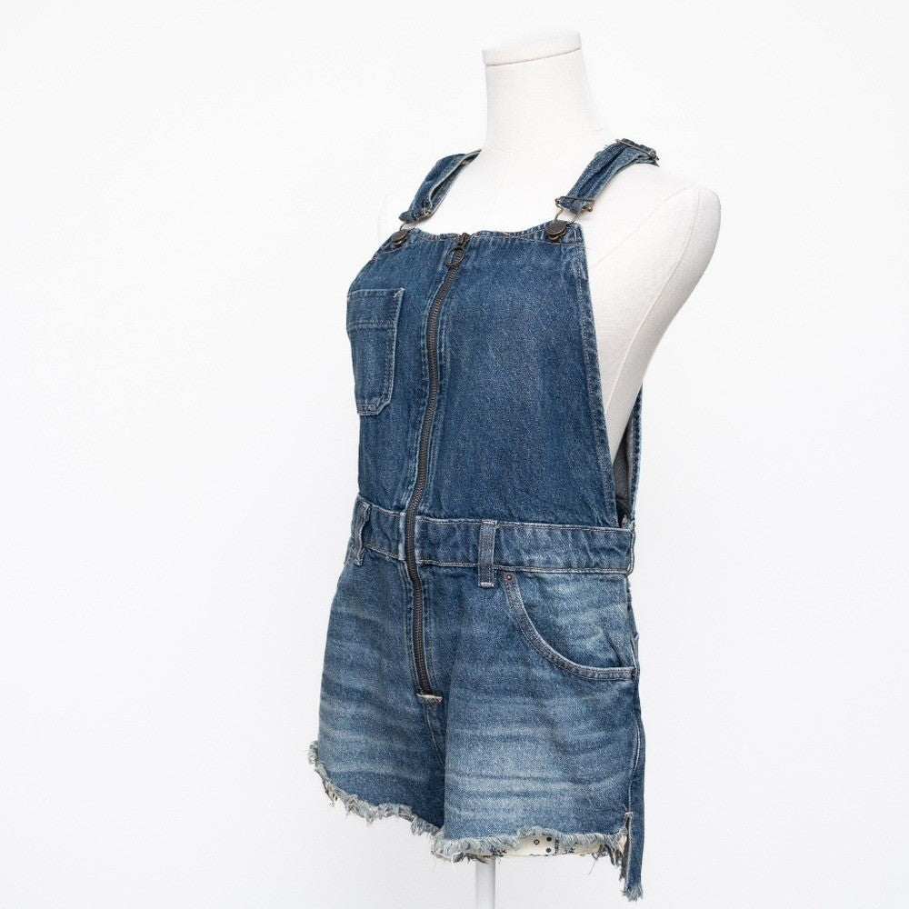Free People Sunkissed Denim Shortalls