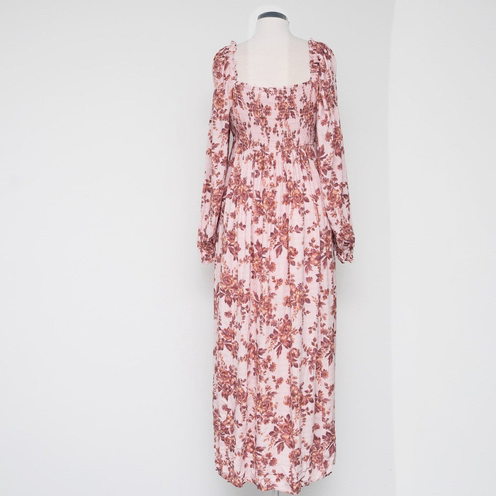 Free People Jaymes Smocked Floral Midi Dress
